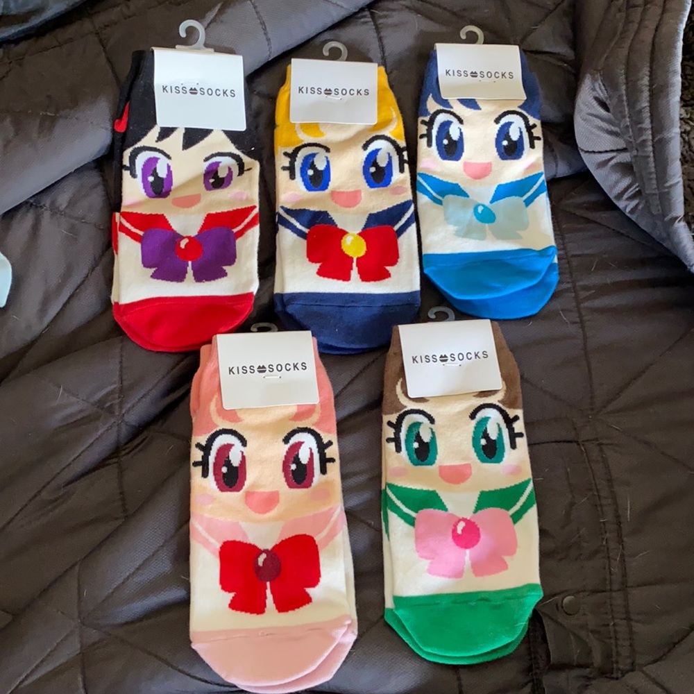 Sailor Scout Sailor Moon Kiss Socks
